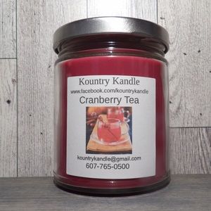Cranberry Tea Scented Candle